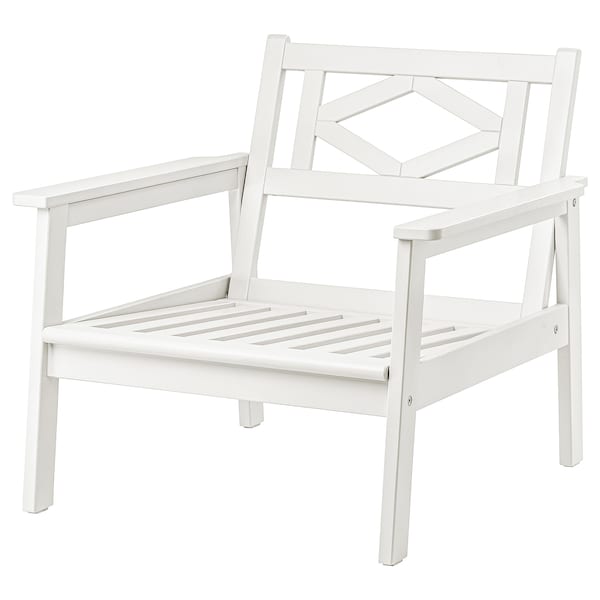 BONDHOLMEN - Garden armchair, white/beige - best price from Maltashopper.com 60558161