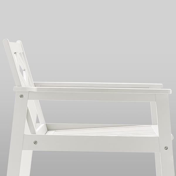 BONDHOLMEN - Garden armchair, white/beige - best price from Maltashopper.com 60558161