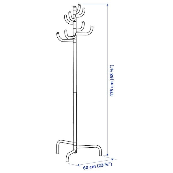 BONDSKÄRET - Hat and coat stand, yellow, 175 cm - best price from Maltashopper.com 40554381