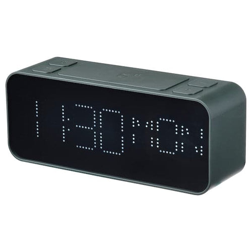 BONDTOLVAN - Alarm clock, digital/green, 20x8 cm