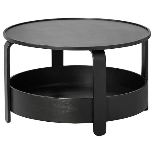 BORGEBY - Coffee table, black, 70 cm