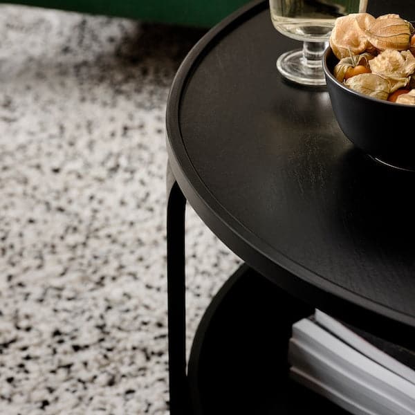 BORGEBY - Coffee table, black, 70 cm - best price from Maltashopper.com 30500355