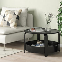 BORGEBY - Coffee table, black, 70 cm - best price from Maltashopper.com 30500355