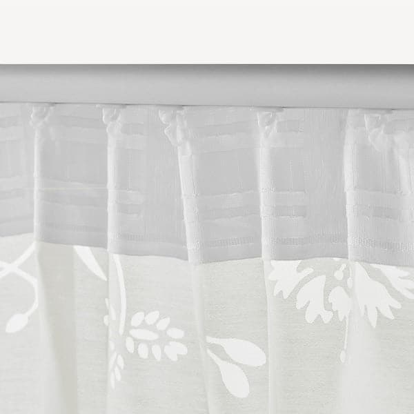 BORGHILD Thin curtains, 1 pair - white 145x300 cm , 145x300 cm - best price from Maltashopper.com 60291299