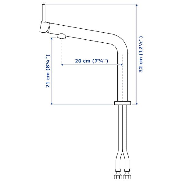 BOSJÖN Mixer - stainless steel color - best price from Maltashopper.com 20457381