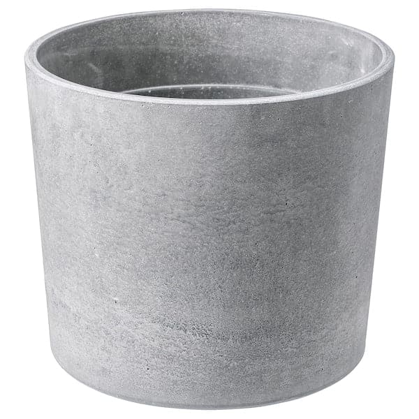 Ikea BOYSENBÄR - Plant pot, in/outdoor light grey, 15 cm