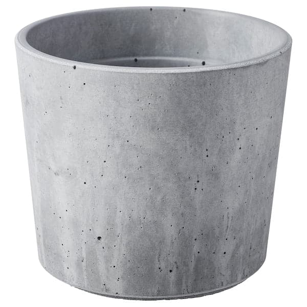 Ikea BOYSENBÄR - Plant pot, in/outdoor light grey, 9 cm