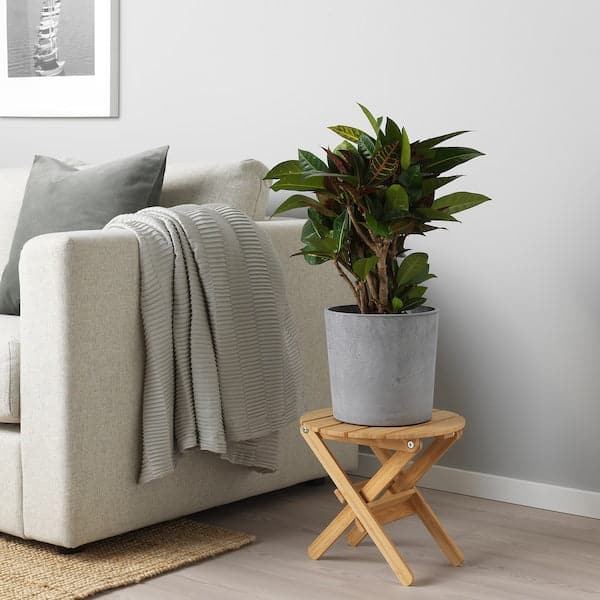 Ikea BOYSENBÄR - Plant pot, in/outdoor light grey, 19 cm