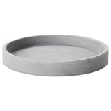 BOYSENBÄR saucer, in/outdoor light grey, 15 cm