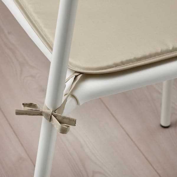 BRÄMÖN Chair cushion - indoor/outdoor beige grey 34x34x1.0 cm - best price from Maltashopper.com 30483209