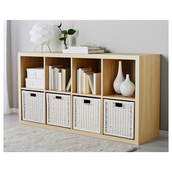 BRANÄS - Basket, white, 32x34x32 cm - best price from Maltashopper.com 20192729
