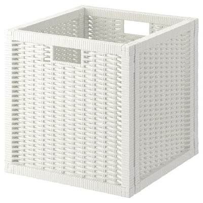 BRANÄS - Basket, white, 32x34x32 cm - best price from Maltashopper.com 20192729