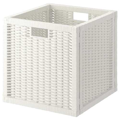 BRANÄS - Basket, white, 32x34x32 cm