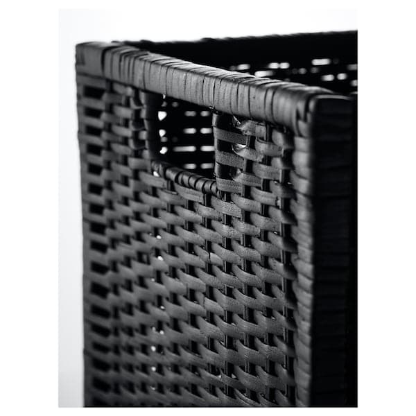 BRANÄS - Basket, dark grey, 32x34x32 cm - best price from Maltashopper.com 00282405