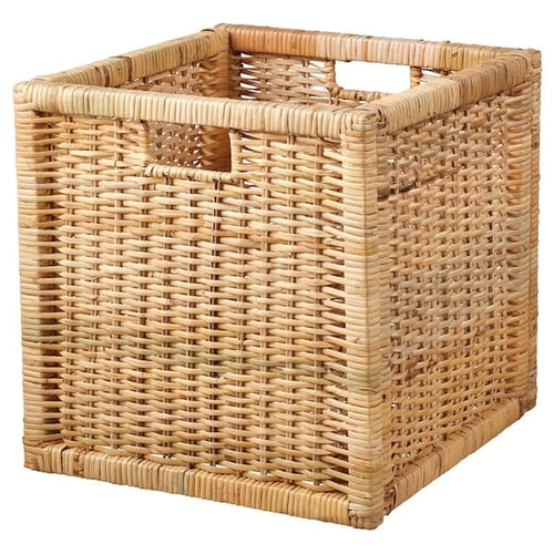 BRANÄS - Basket, rattan, 32x34x32 cm