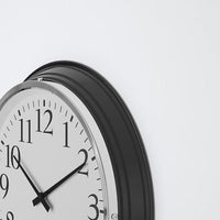 BRAVUR - Wall clock, low-voltage/black - best price from Maltashopper.com 60540473