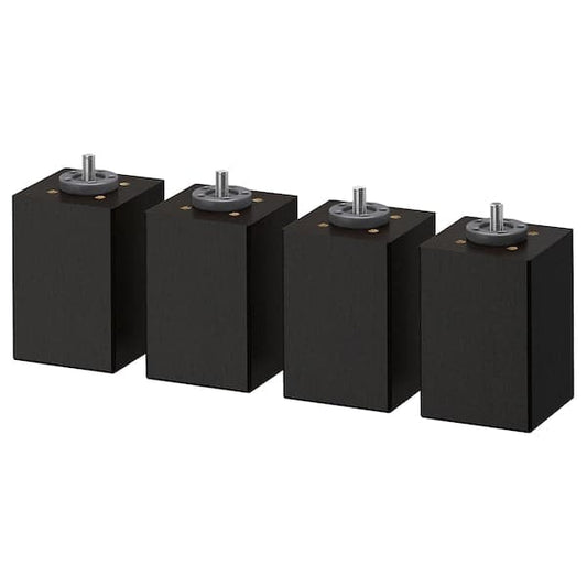 BRENNÅSEN - Leg, black mordant, , 10 cm - best price from Maltashopper.com 20299688
