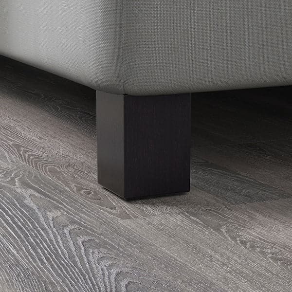 Ikea BRENNÅSEN - Leg, black mordant, , 10 cm