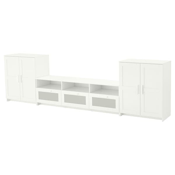 Ikea BRIMNES TV combination - white 336x41x95 cm , 336x41x95 cm