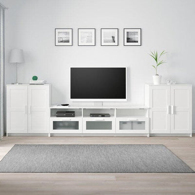 BRIMNES TV combination - white 336x41x95 cm , 336x41x95 cm - best price from Maltashopper.com 29278219