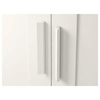 BRIMNES - Wardrobe with 3 doors, white, 117x190 cm - best price from Maltashopper.com 40407922