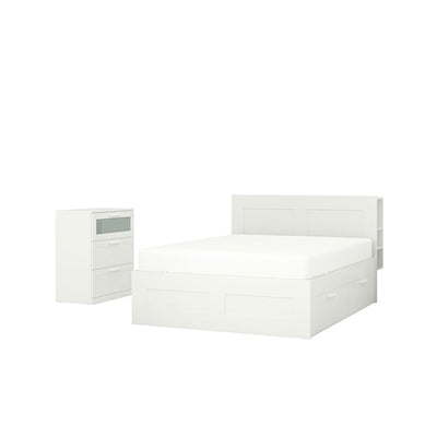 BRIMNES - 2-piece bedroom set, white,160x200 cm