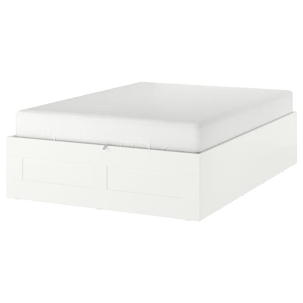 Ikea BRIMNES Bed structure with container - white 140x200 cm , 140x200 cm