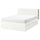 BRIMNES bed frame w storage and headboard, white/Leirsund, 160x200 cm