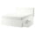 BRIMNES Bed frame / storage / headboard, white / Lindbåden,160x200 cm ,