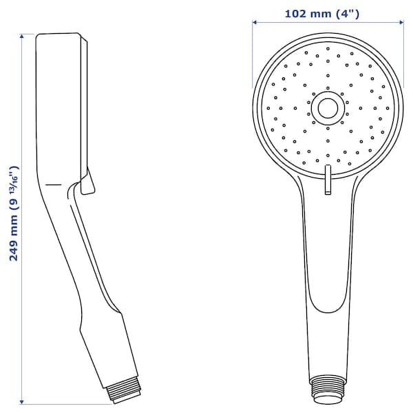 BROGRUND 5-jet shower - chrome , - best price from Maltashopper.com 60342543