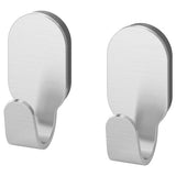 BROGRUND hook, stainless steel, 3x7x4 cm, 2 pack