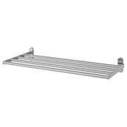 BROGRUND Shelf with towel rack - stainless steel 67x27 cm , 67x27 cm - best price from Maltashopper.com 70333982