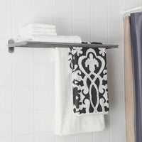 BROGRUND Shelf with towel rack - stainless steel 67x27 cm , 67x27 cm - best price from Maltashopper.com 70333982