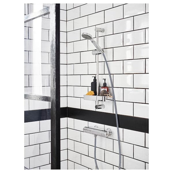 BROGRUND - Shower shelf, chrome-plated, 25x4 cm - best price from Maltashopper.com 90328526