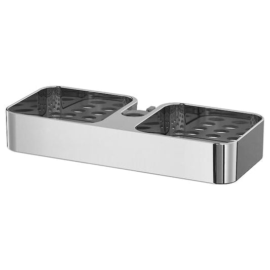 Ikea BROGRUND - Shower shelf, chrome-plated, 25x4 cm