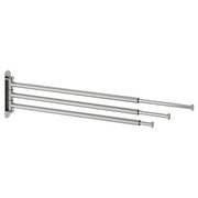 Ikea BROGRUND - Towel holder 3 bars, stainless steel