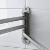 BROGRUND - Towel holder 3 bars, stainless steel - best price from Maltashopper.com 60426707