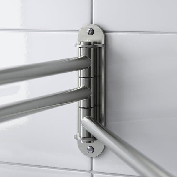 BROGRUND - Towel holder 3 bars, stainless steel - best price from Maltashopper.com 60426707