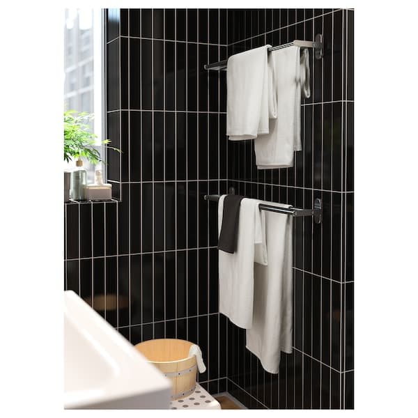 Ikea BROGRUND - Towel rail, stainless steel, 67 cm