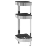 BROGRUND corner wall shelf unit, stainless steel, 19x58 cm