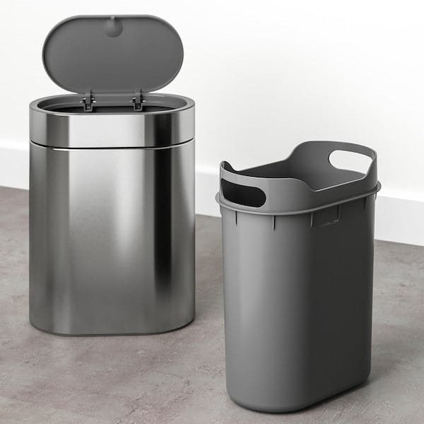 BROGRUND - Touch top bin, stainless steel