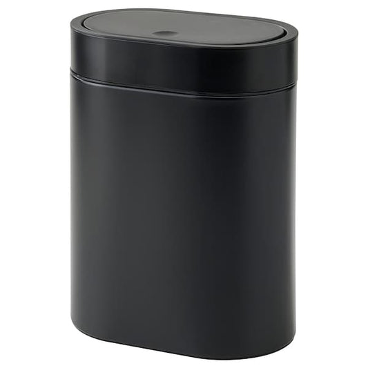Ikea BROGRUND - Bucket with pressure opening, black, 4 l
