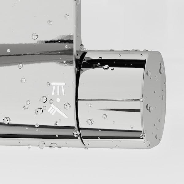BROGRUND - Shower set with thermostatic mixer, chrome-plated - best price from Maltashopper.com 20342535