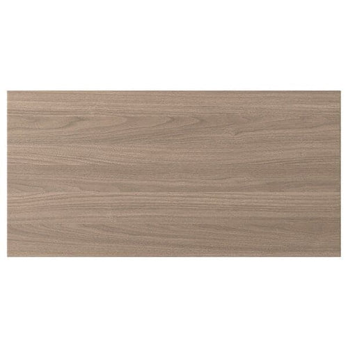 BROKHULT Drawer front - light grey walnut effect 80x40 cm