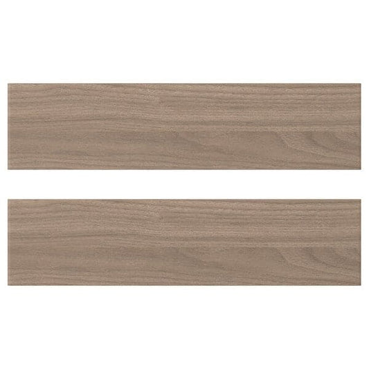 BROKHULT Front drawer - light grey walnut effect 40x10 cm , 40x10 cm - best price from Maltashopper.com 40206136