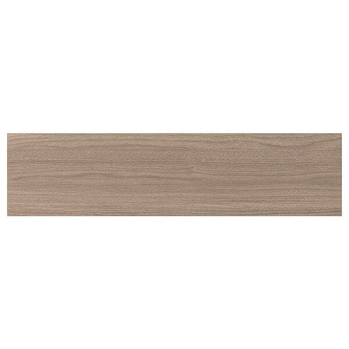 BROKHULT Drawer front - light grey walnut effect 80x20 cm , 80x20 cm