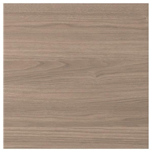 BROKHULT Drawer front - light grey walnut effect 40x40 cm , 40x40 cm