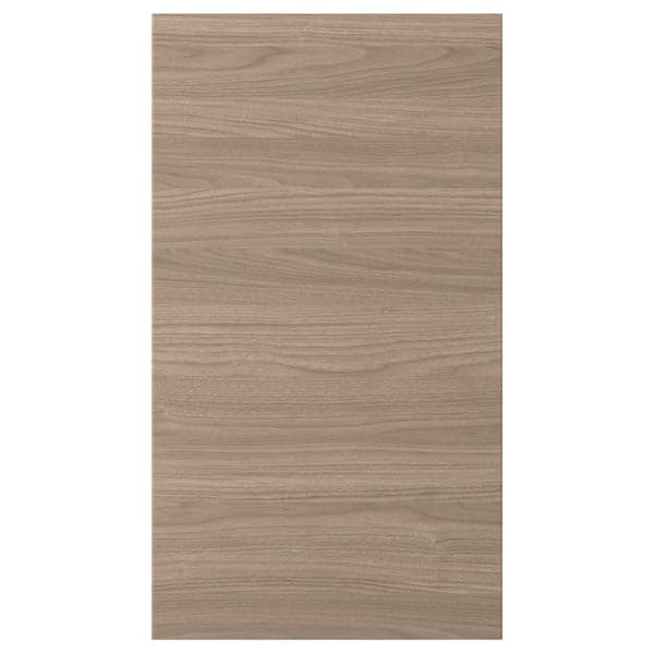 BROKHULT Dishwasher front - light grey walnut effect 45x80 cm , 45x80 cm