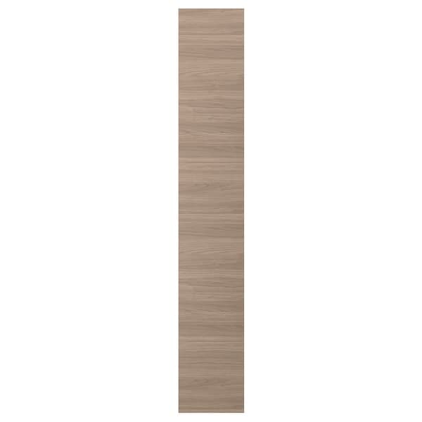 BROKHULT Side coating - light grey walnut effect 39x240 cm , 39x240 cm