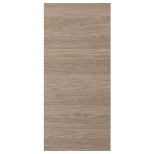 BROKHULT Side coating - light grey walnut effect 39x86 cm , 39x86 cm - best price from Maltashopper.com 90234429